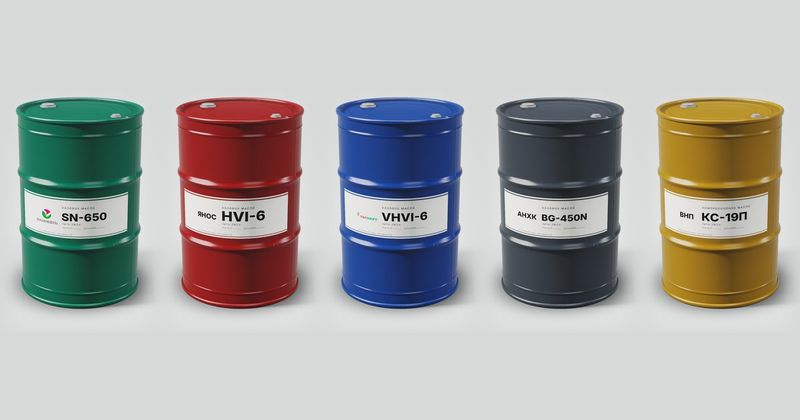 Бочки 216,5 л с маслами заводов Башнефть, ЯНОС, Taneco, АНХК и ВНП